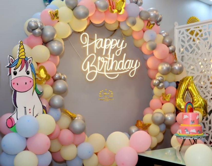 Birthday Party Unicorn Theme Decoration